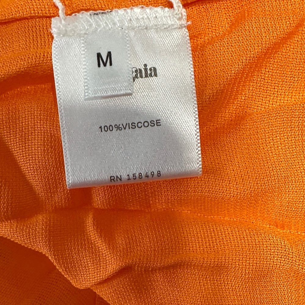 cult gaia Orange Halter Maxi Dress - Picture 5 of 6
